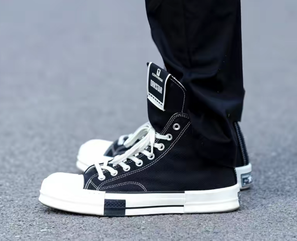 Giày Converse DRKSHDW x Chuck Taylor All Star 70 Hi 'Black' A00130C - Ảnh 3