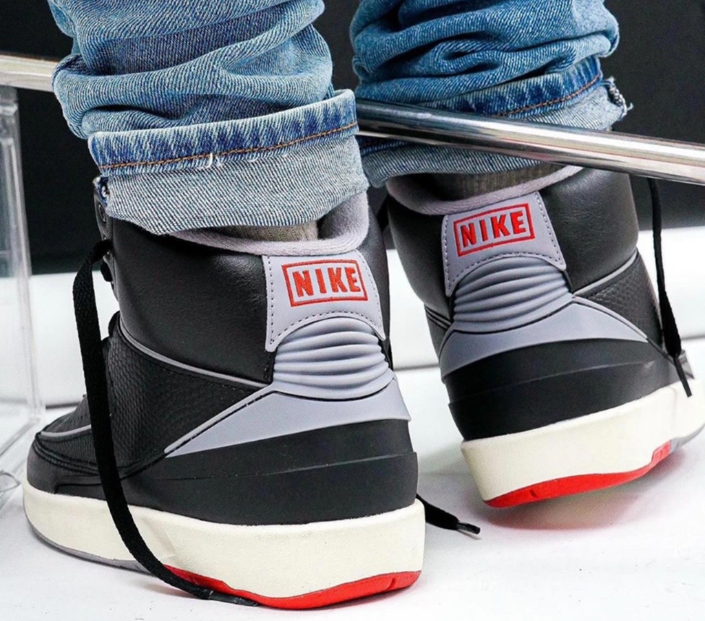 Giày Nike Air Jordan 2 Retro ‘Black Cement’ DR8884-001 - Ảnh 4