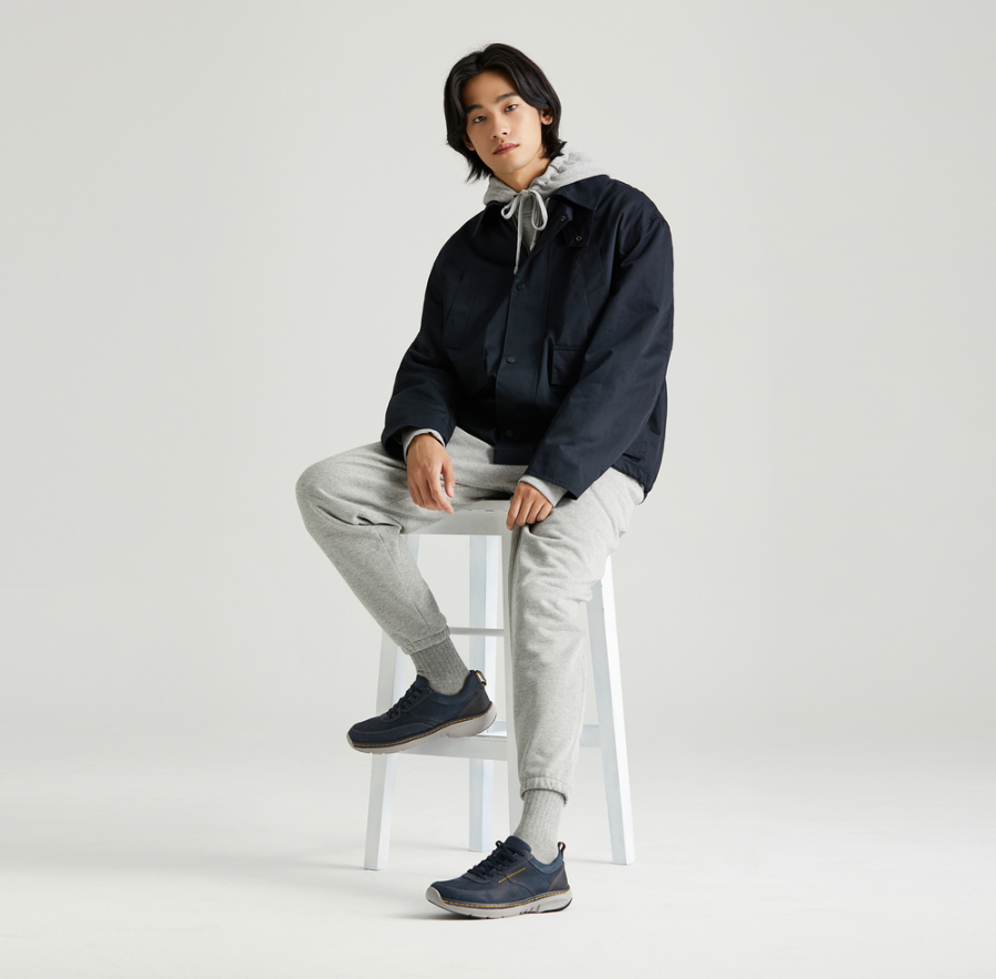 Giày Clarks Bequeme Schnürschuhe für Herren 261751947 - Ảnh 6