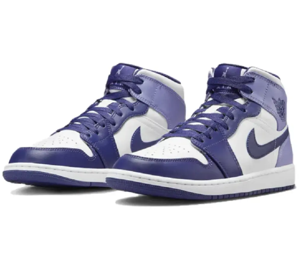 Giày Nike Air Jordan 1 Mid 'Blueberry' DQ8426-515 - Ảnh 4