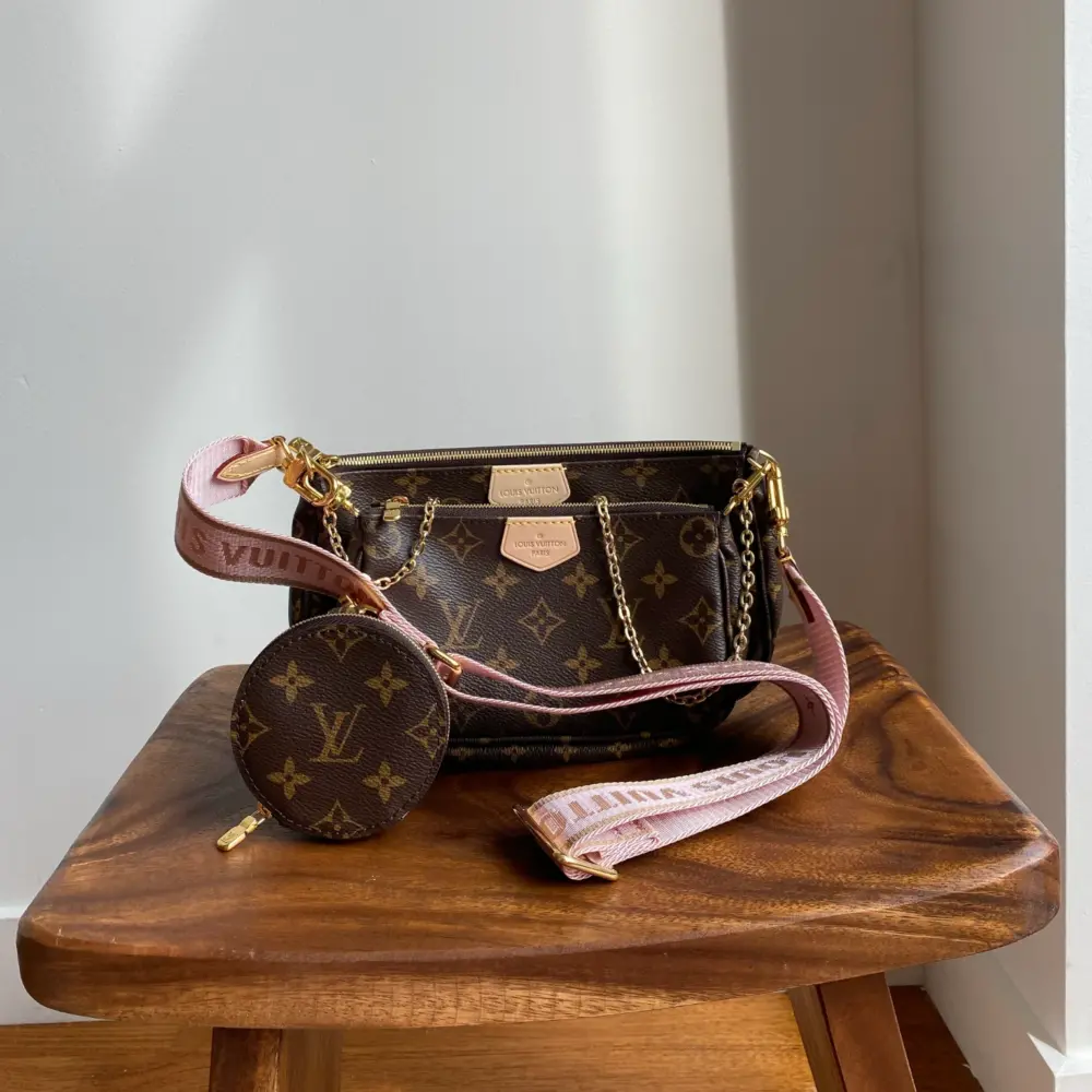 Túi Louis Vuitton Multi Pochette 'Rosa Chiaro' M44840 - Ảnh 3