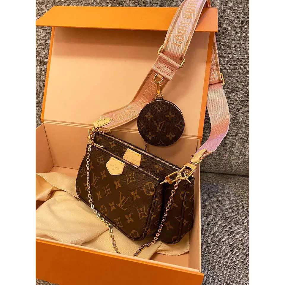 Alternative view of Túi Louis Vuitton Multi Pochette 'Rosa Chiaro' M44840