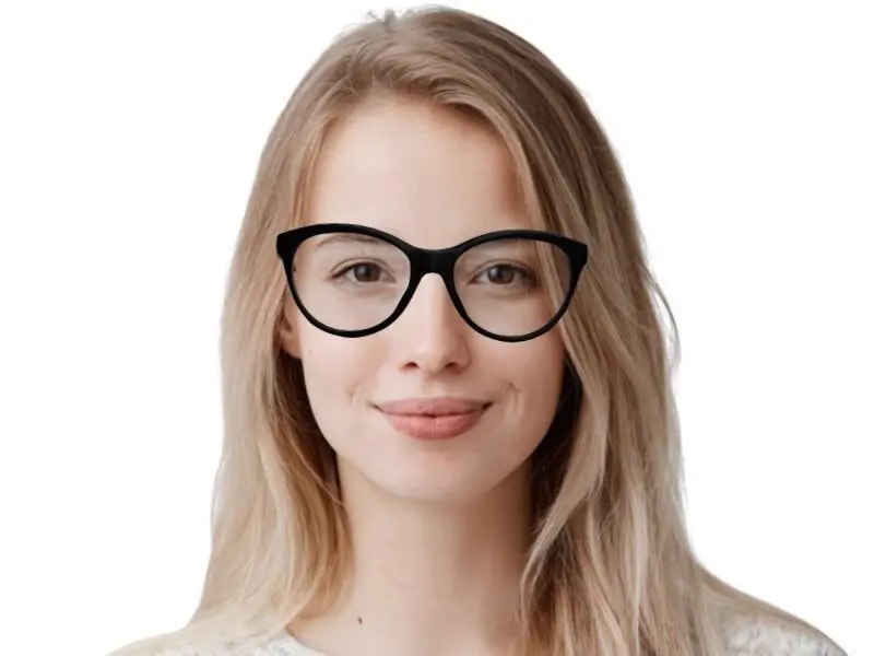 Alternative view of Kính Gucci Eyeglasses Cat Eye 'Black' GG0486O-001