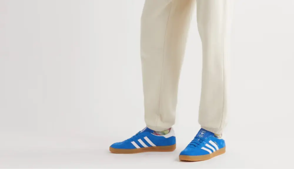 Giày Adidas Gazelle Indoor 'Blue Bird' H06260 - Ảnh 3