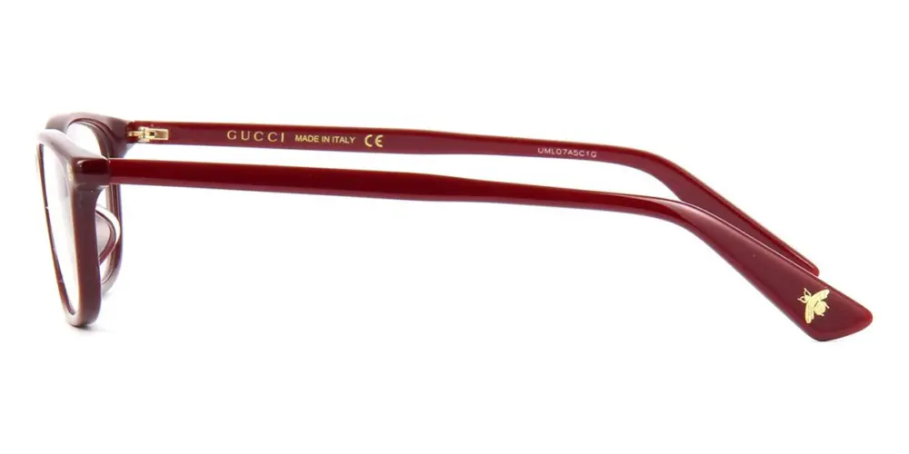Alternative view of Kính Gucci Eyeglasses 'Burgundy' GG0123OJ-005