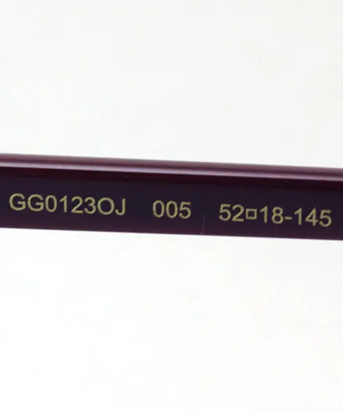 Kính Gucci Eyeglasses 'Burgundy' GG0123OJ-005 - Ảnh 3