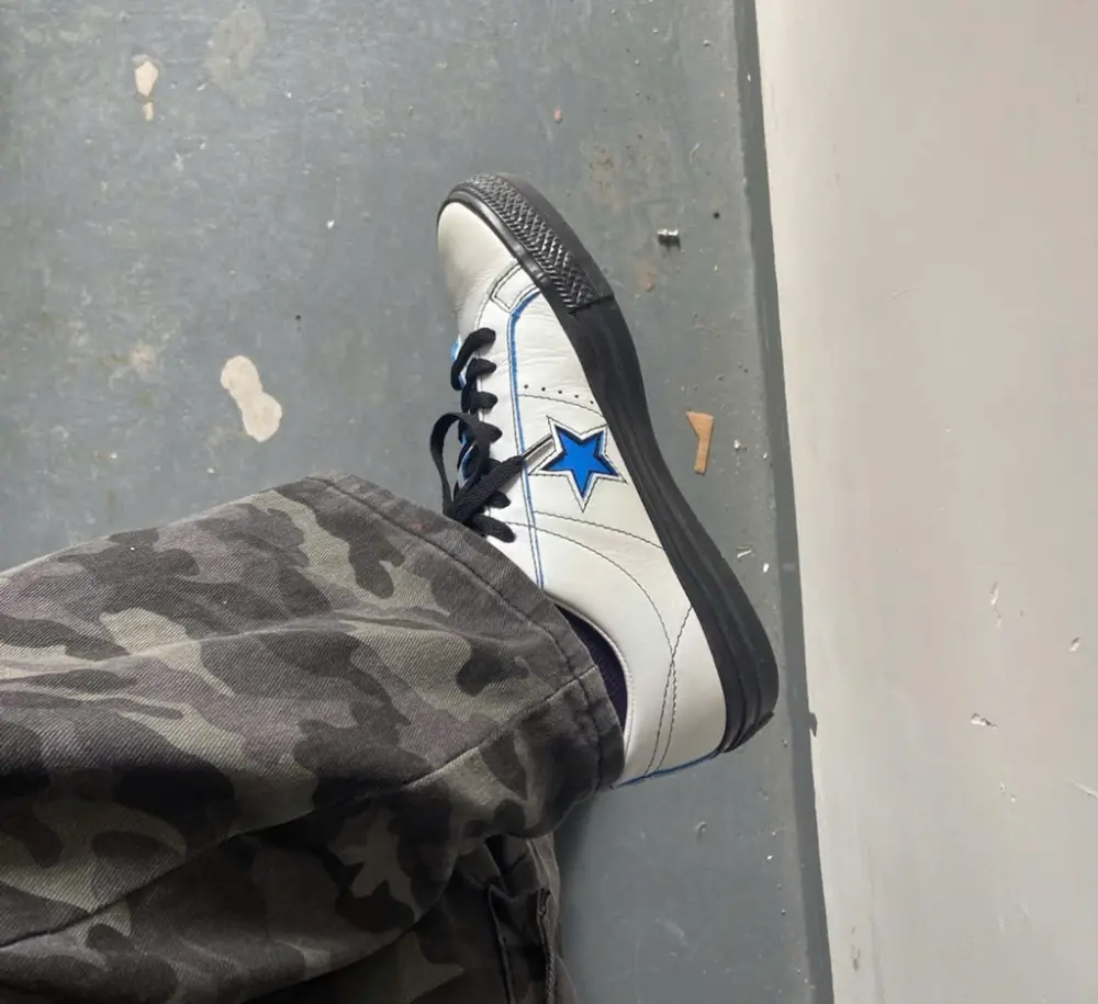 Giày Converse One Star Pro ‘Ox Kinetic Blue’ A07308C - Ảnh 3