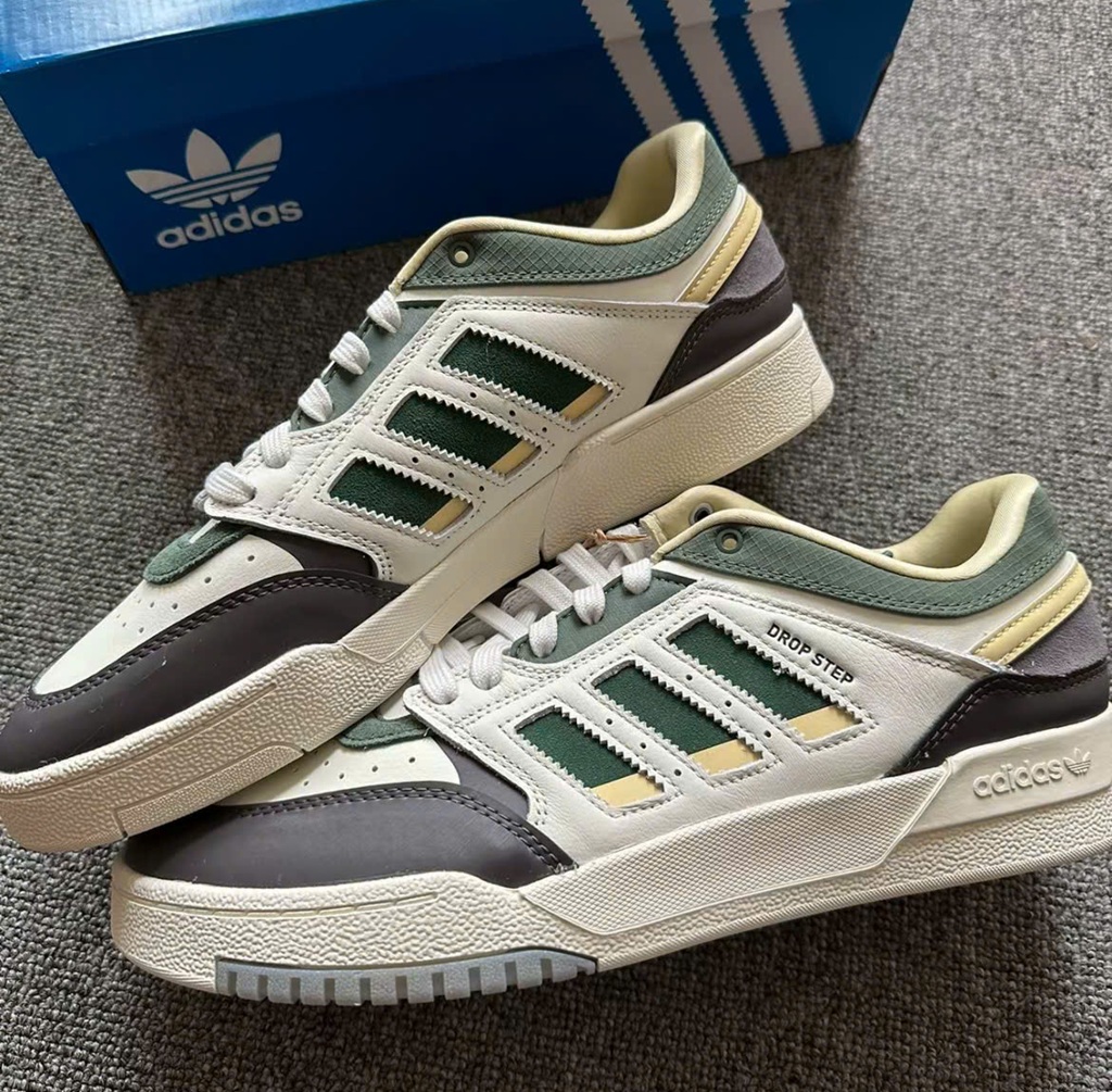 Giày Adidas Drop Step Low 'White Green Black' IG6065 - Ảnh 6