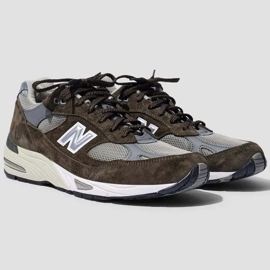 Giày New Balance 991 'Olive Green' M991OLG - Ảnh 4
