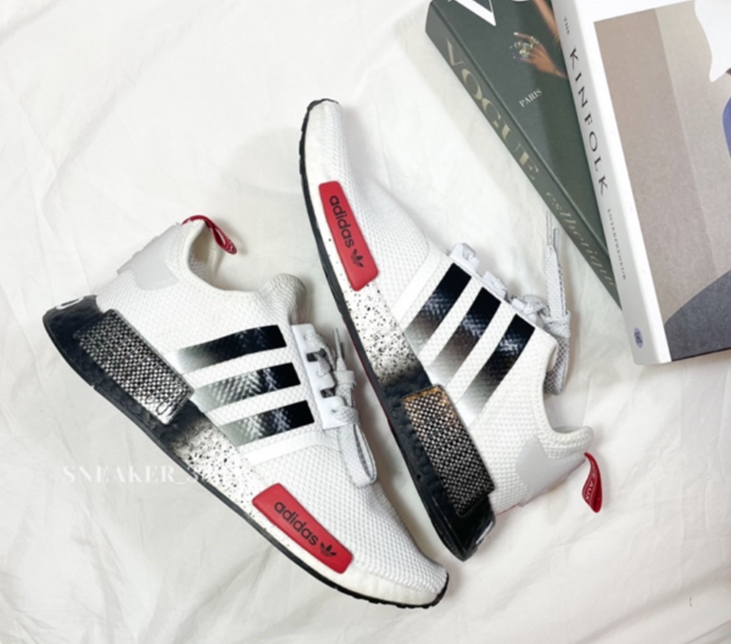 Giày Adidas NMD R1 ‘White Red’ FY5356 - Ảnh 3
