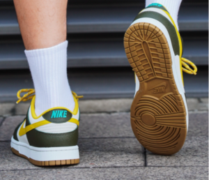 Alternative view of Giày Nike Dunk Low Retro PRM 'Cargo Khaki Vivid Sulfur' FV3629-371