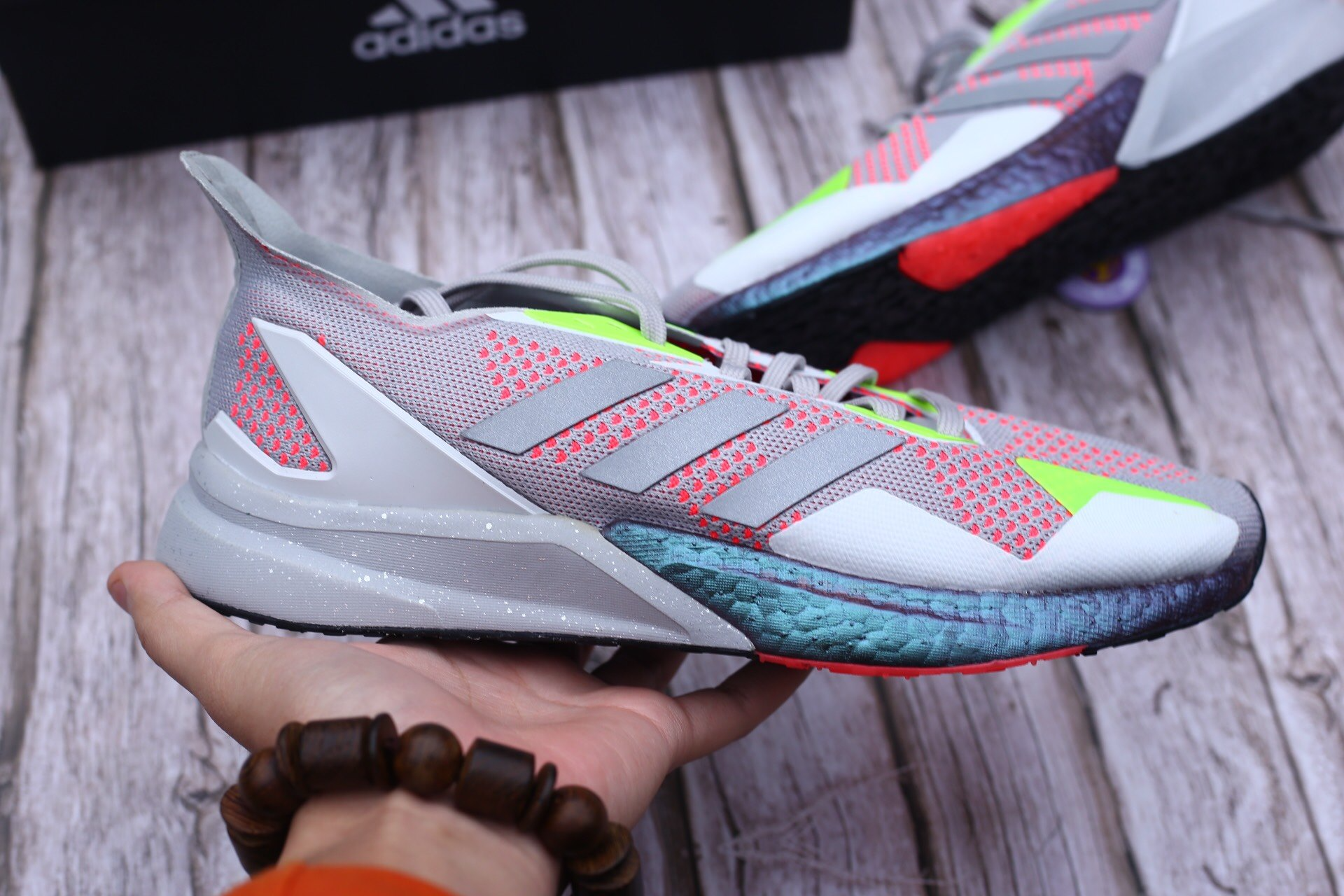 Giày Adidas X9000L3 ‘Grey Signal Pink’ EG5164 - Ảnh 3
