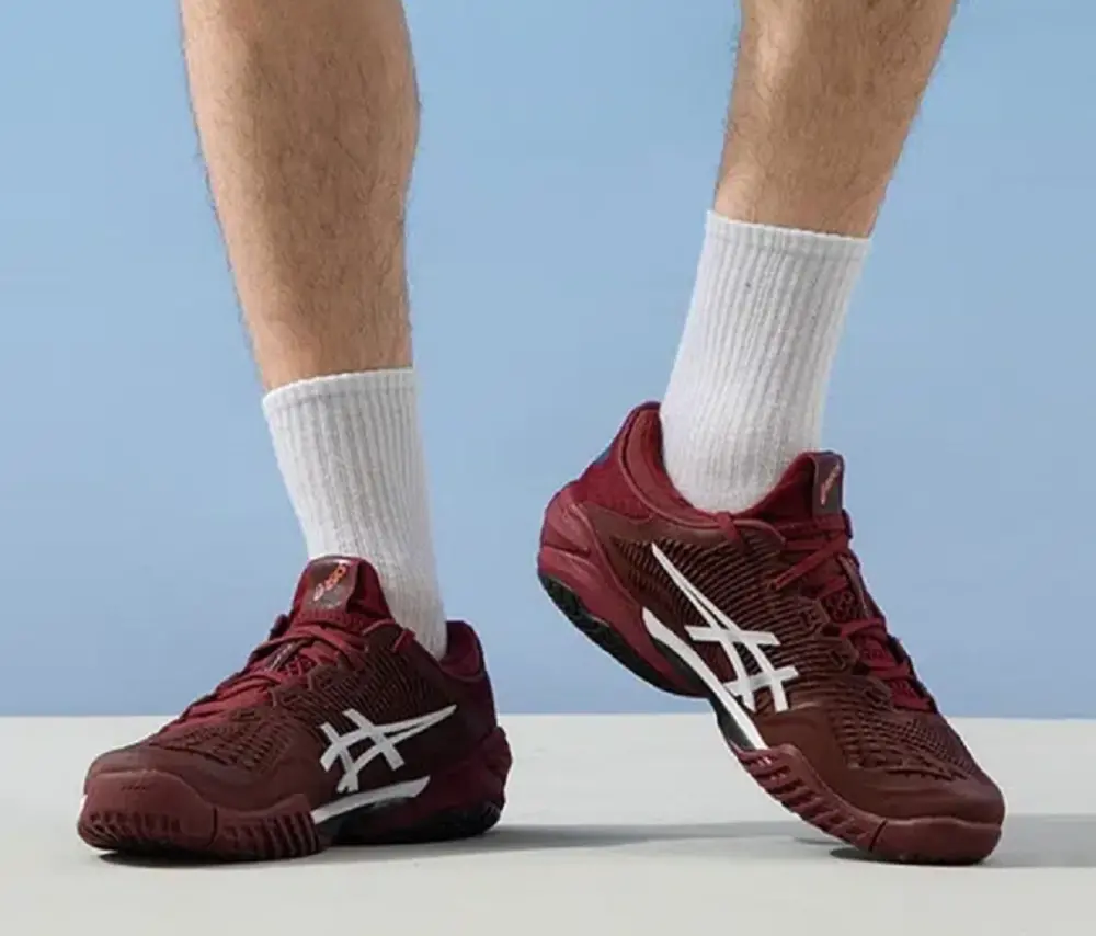 Alternative view of Giày Asics Court FF 3 2023 'Antique Red' 1041A370-600