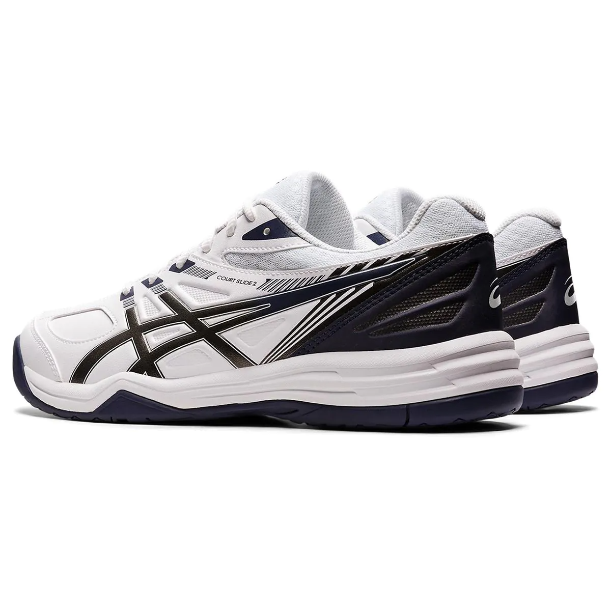 Giày Asics Court Slide 2 'White Black' 1041A194-103 - Ảnh 3