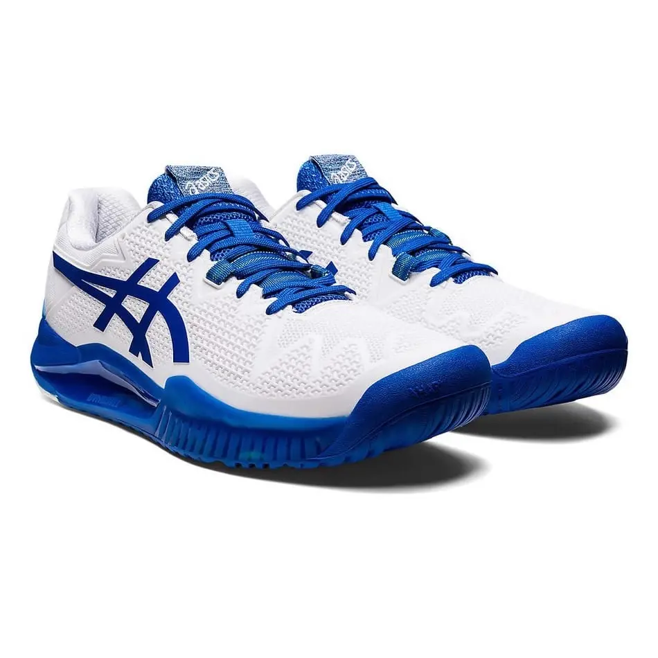 Giày Asics Gel Resolution 8 'White Blue' 1041A345-960 - Ảnh 3