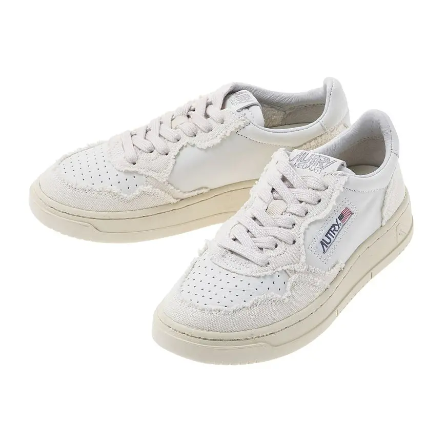 Giày Autry Medalist Low Leather ‘White Green’ AULW-LL47 - Ảnh 4