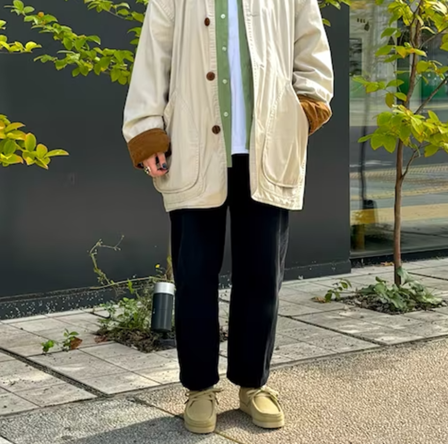 Giày Clarks Originals Two-Layer 'Yellow' 261555454 - Ảnh 2