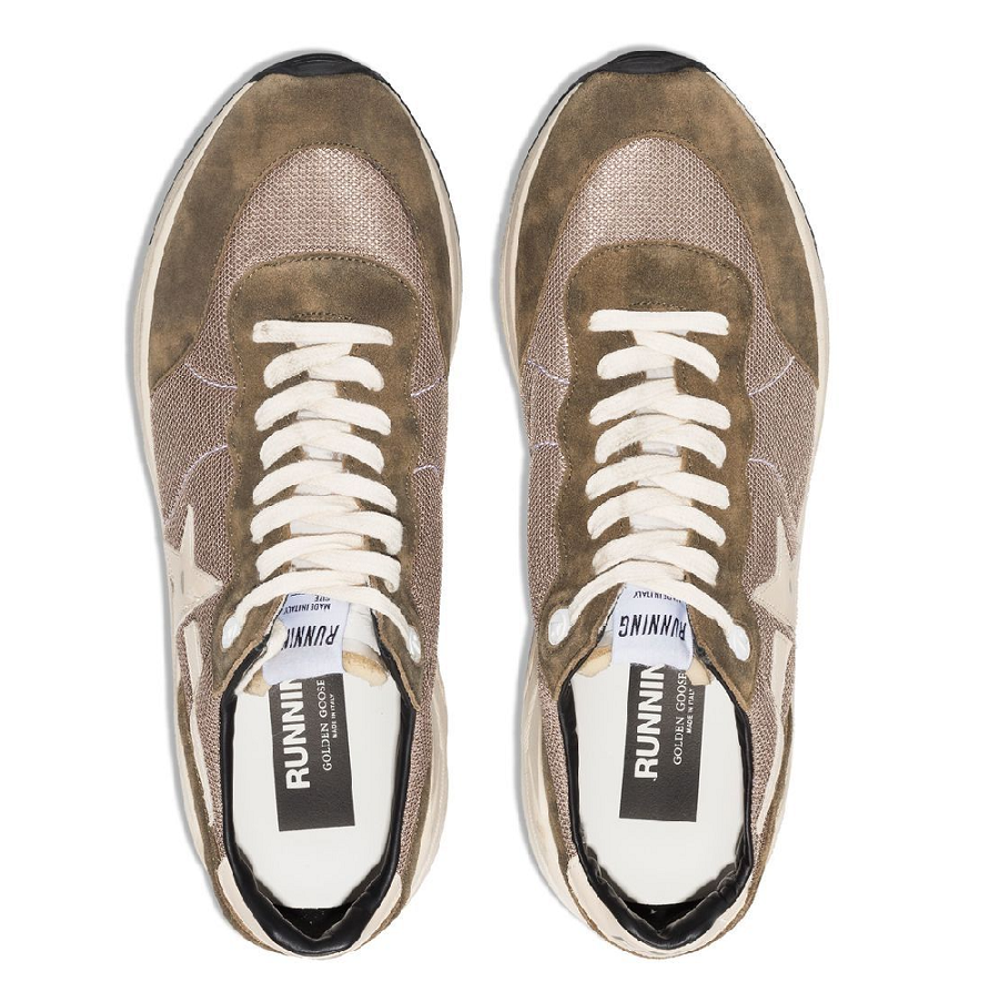 Giày Golden Goose Running 'Olive' GMF00272-F003249-35812 - Ảnh 4