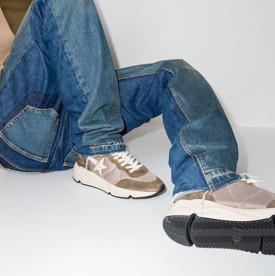 Giày Golden Goose Running 'Olive' GMF00272-F003249-35812 - Ảnh 2