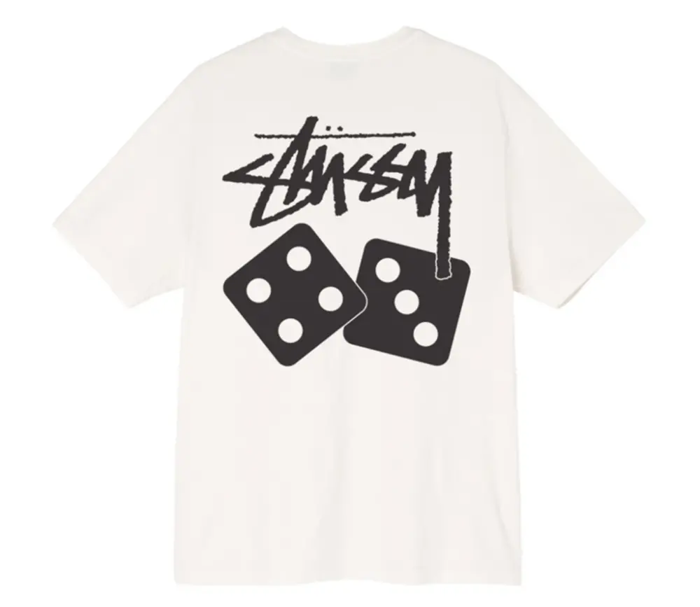 Alternative view of Áo Stussy Dice Pigment Dyed Tee Cream
