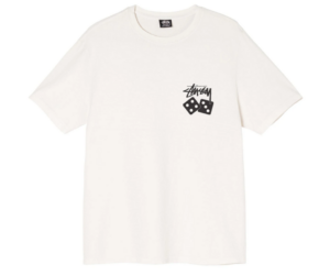 Áo Stussy Dice Pigment Dyed Tee Cream