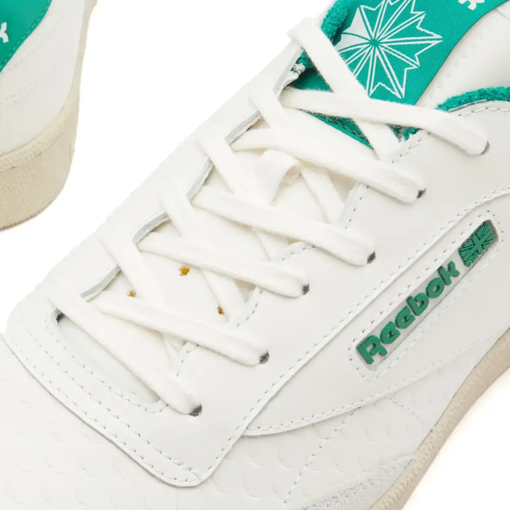 Giày Reebok Club C White & Green RMIA011C99LEA0030155 - Ảnh 4