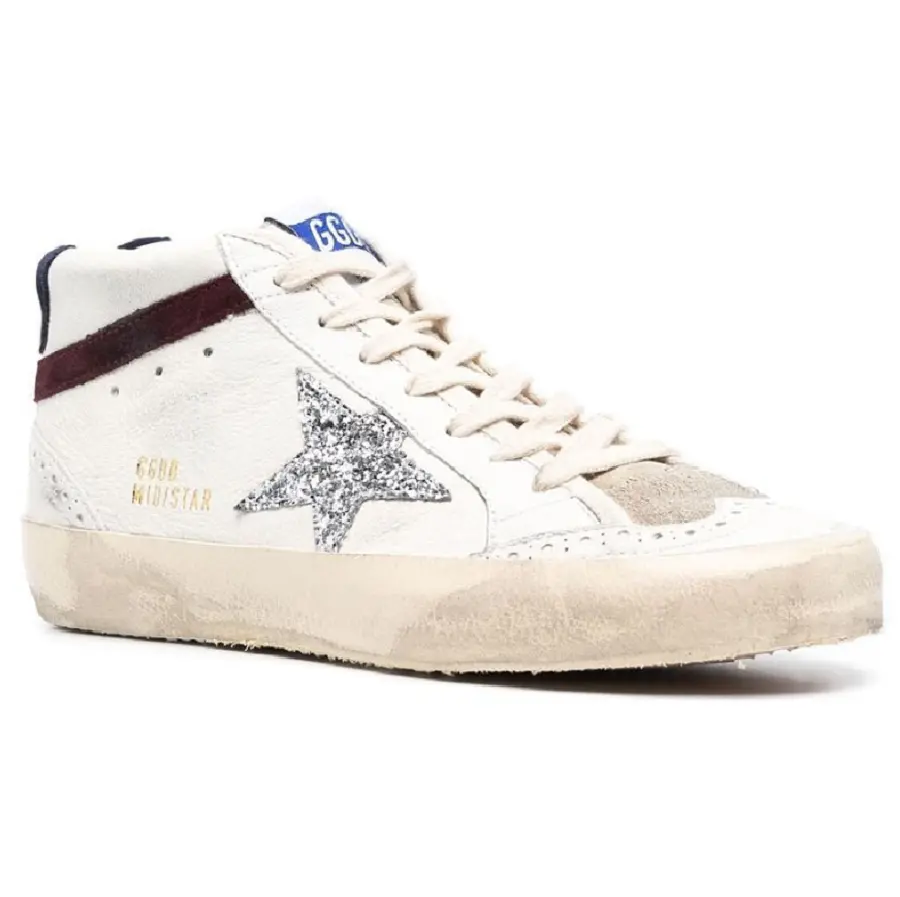 Giày Golden Goose Mid-Star 'Silver' GWF00122-F004160-11389 - Ảnh 4