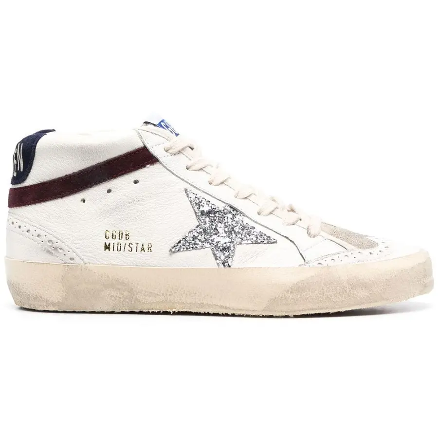 Giày Golden Goose Mid-Star 'Silver' GWF00122-F004160-11389