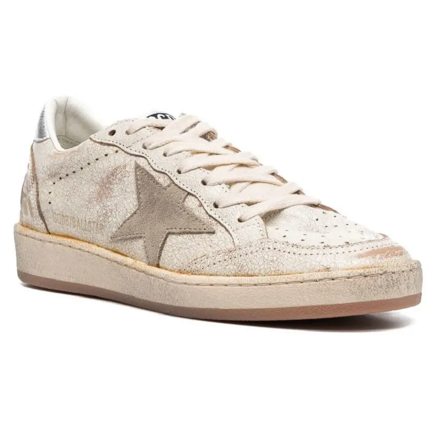 Giày Golden Goose 'Beige Silver' GWF00117-F004248-81975 - Ảnh 4