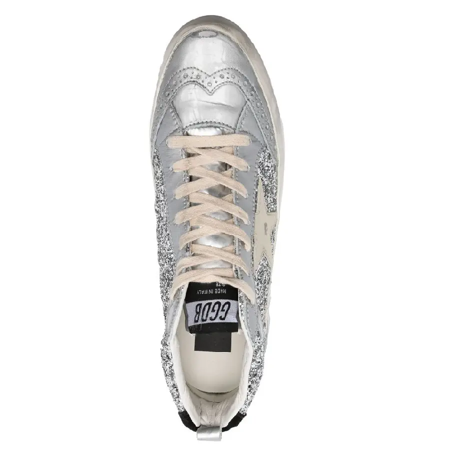 Giày Golden Goose 'Silver Glitter' GWF00122-F004156-70260 - Ảnh 4