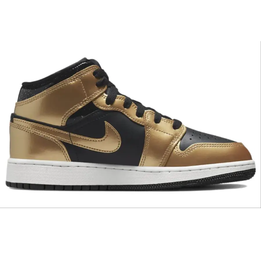 Giày Nike Air Jordan 1 Mid SE 'Metallic Gold Black' DR6967-071