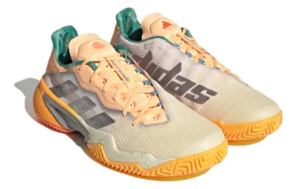 Giày Adidas Barricade 'White Tint Acid Orange' HQ8416 - Ảnh 3