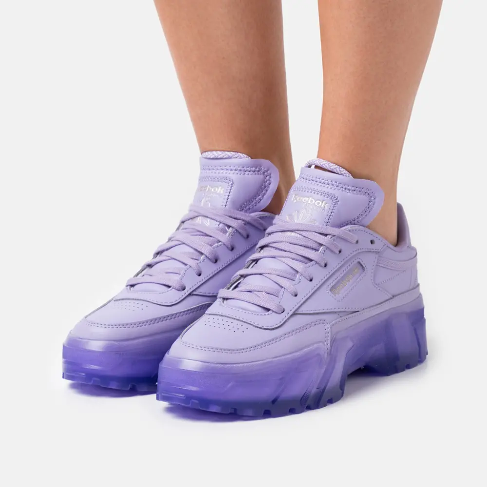Alternative view of Giày Reebok Cardi B x Club C 'Crisp Purple' GX7632