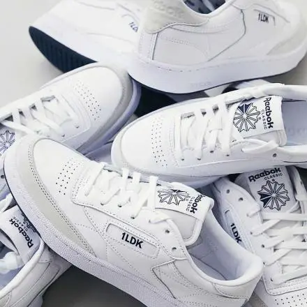 Giày Reebok 1LDK x Classic Club C 85 'White' GZ0114 - Ảnh 4