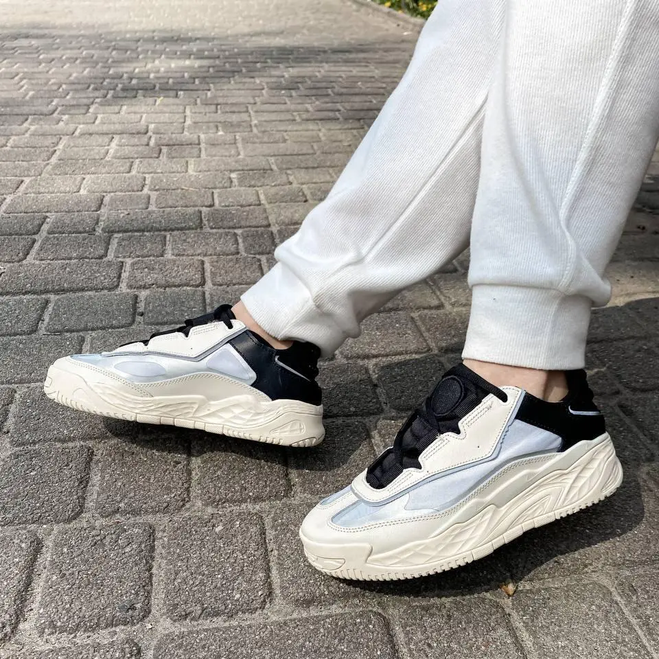 Giày Adidas Originals Niteball White Black S24139 - Ảnh 9