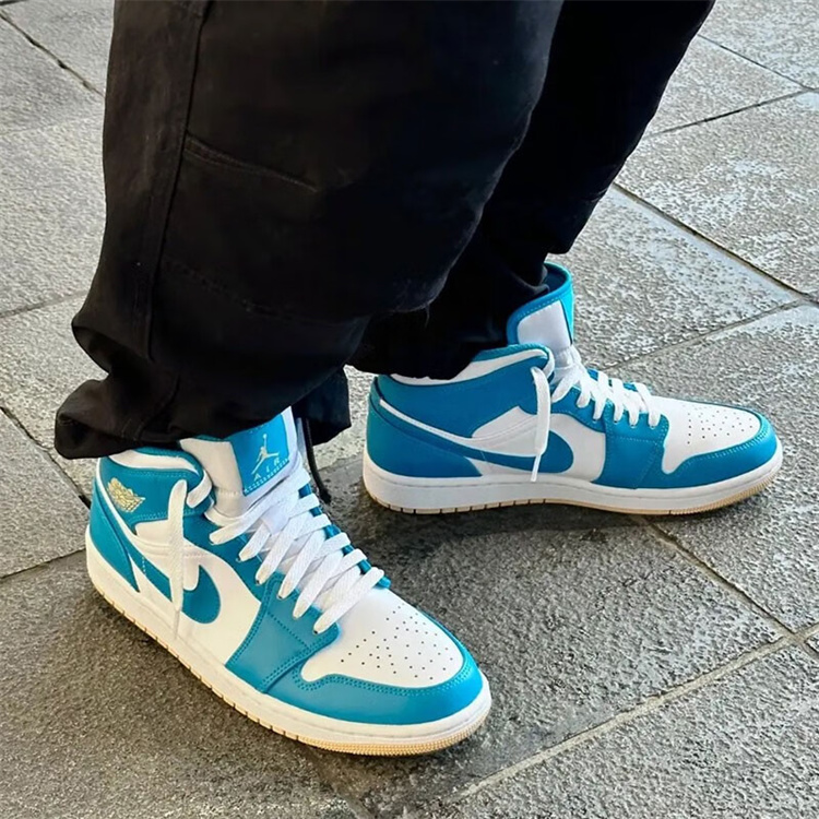 Giày Nike Air Jordan 1 Mid 'Aquatone' DQ8426-400 - Ảnh 5