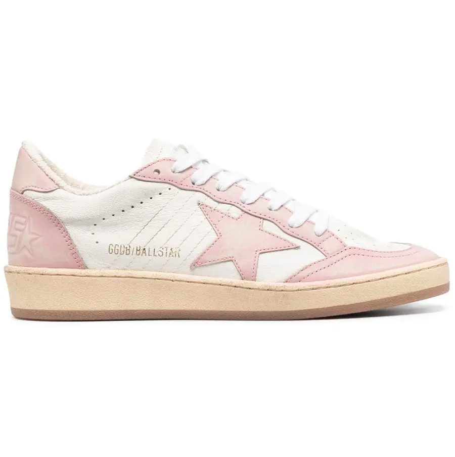 Giày Golden Goose Ball Star Distressed 'Pink' GWF00117-F004714-10310