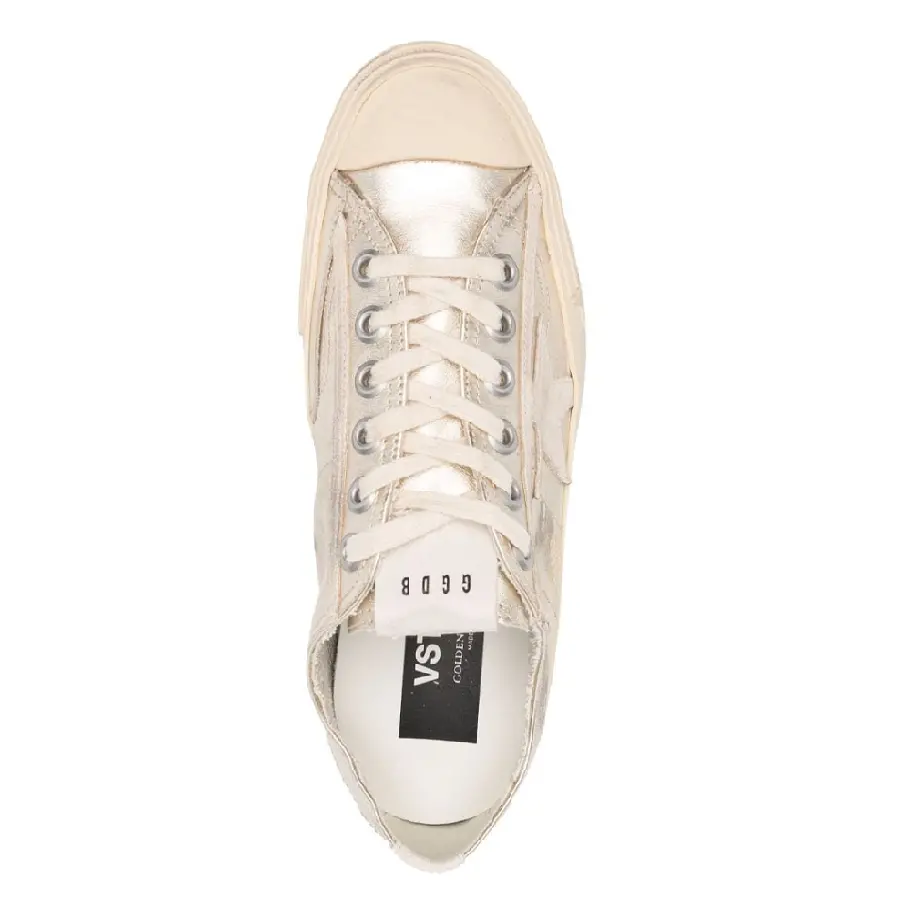 Giày Golden Goose V-Star 'Silver' GWF00129-F004552-65187 - Ảnh 5