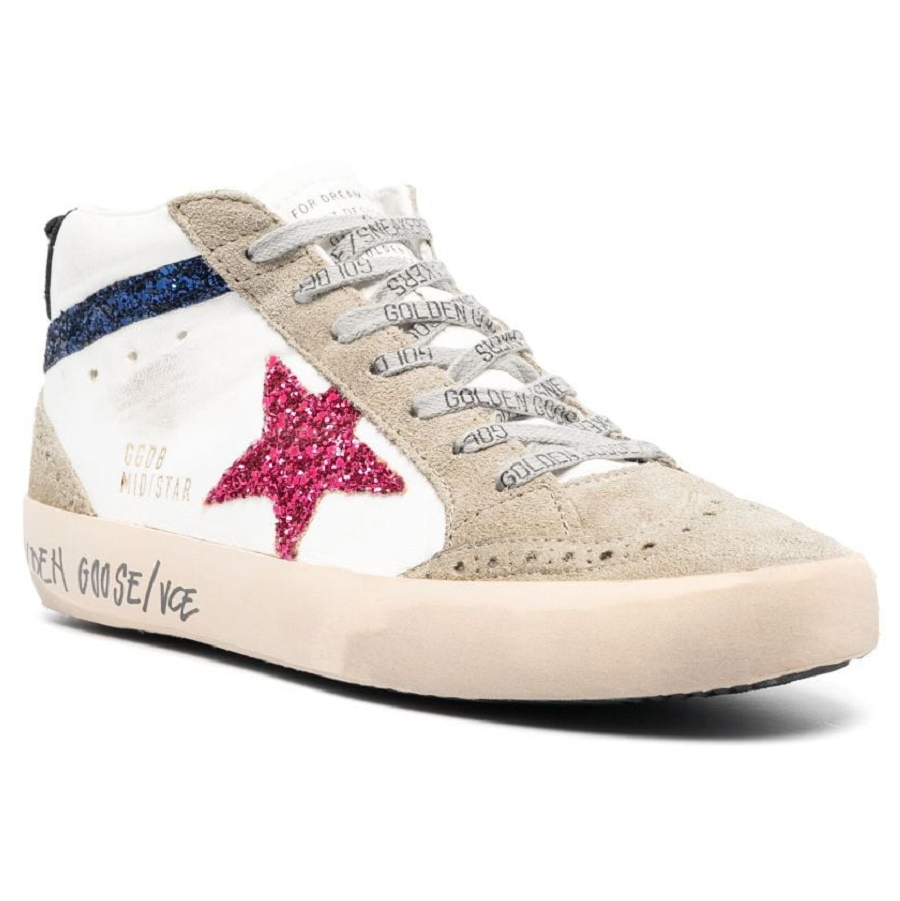 Giày Golden Goose Mid Star 'White' GWF00122-F004727-82348 - Ảnh 2