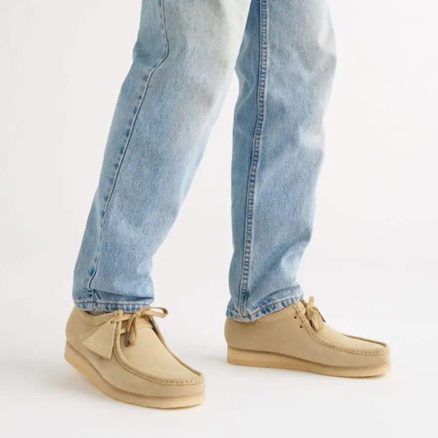 Giày Clarks Wallabee 'Maple Suede' 26155515 - Ảnh 4