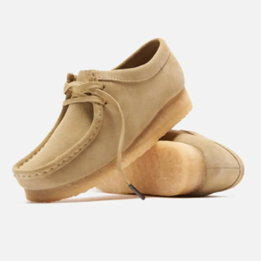 Giày Clarks Wallabee 'Maple Suede' 26155515 - Ảnh 5