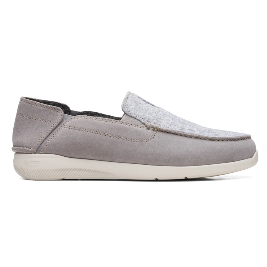 Giày Clarks Gorwin Step 'Grey Suede' 261686467