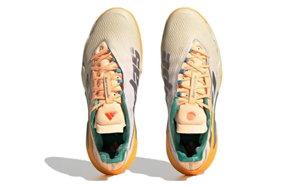 Giày Adidas Barricade 'White Tint Acid Orange' HQ8416 - Ảnh 4