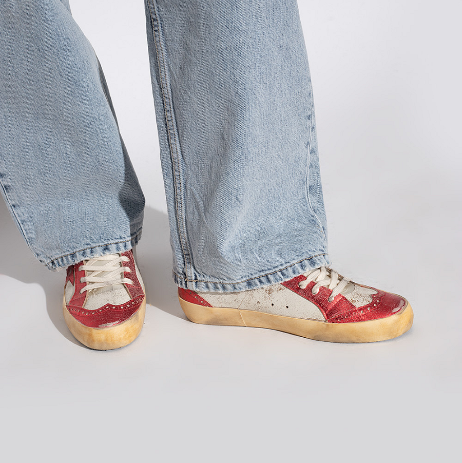 Giày Golden Goose Mid Star 'Red' GWF00122-F004250-15308 - Ảnh 2