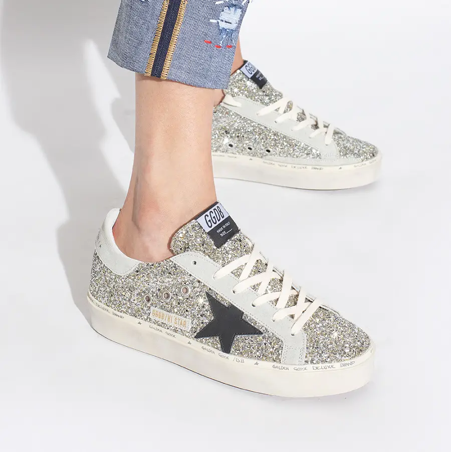 Giày Golden Goose 'Silver Glitter' GWF00118-F003225-65169 - Ảnh 5