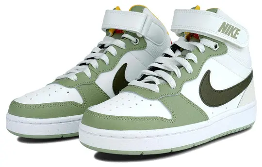 Giày Nike Court Borough Mid 2 'Off White Green' FV3649-171 - Ảnh 4