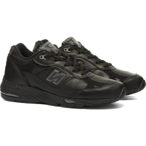 Alternative view of Giày New Balance 991 'Leather Black Grey' W991TK