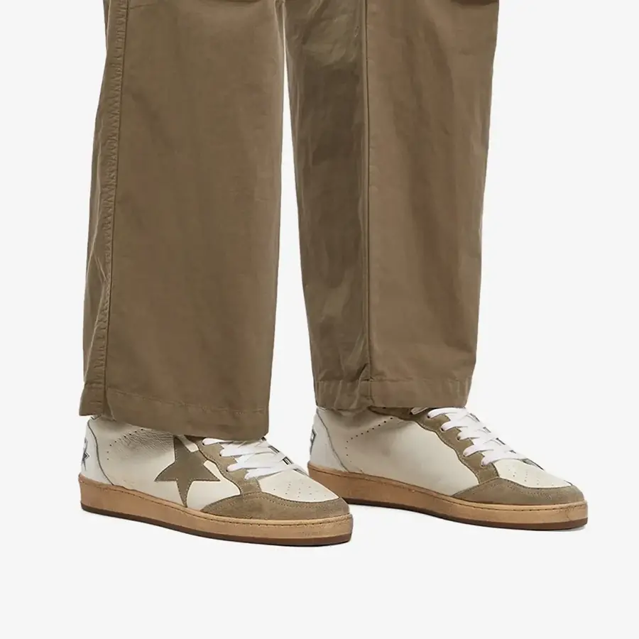 Alternative view of Giày Golden Goose Ball Star 'Taupe' GMF00117-F002464-10876