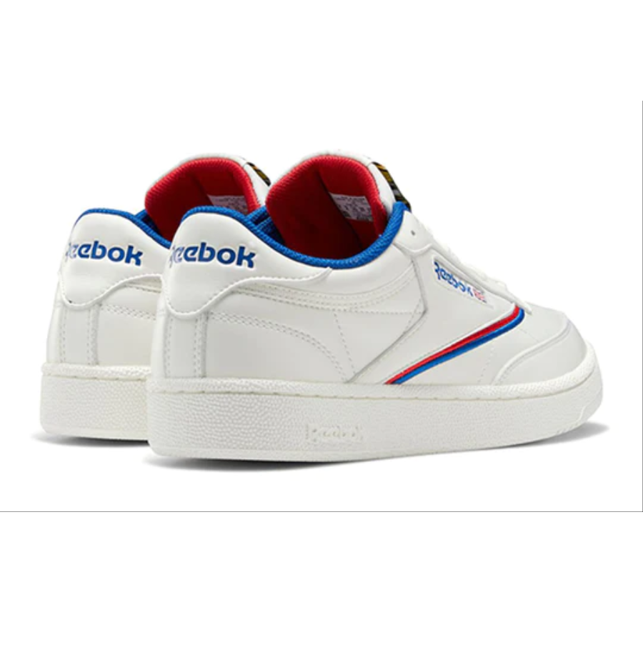 Giày Reebok Club C 85 'Chalk Vector Blue Red' FX3362 - Ảnh 4