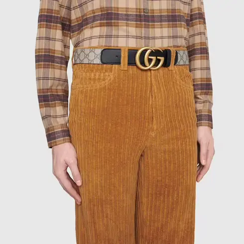 Thắt Lưng Gucci Double G Buckle GG Belt 400593-92TLT-9769 - Ảnh 3